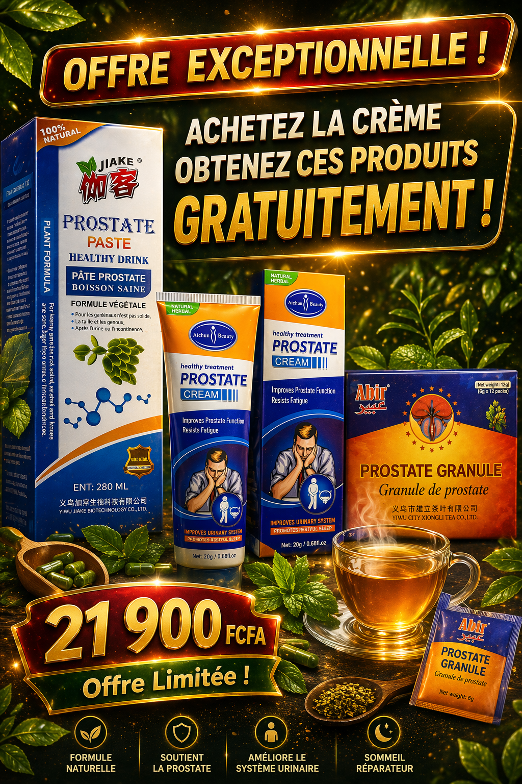 Solution Complète Prostate : Retrouve ton confort urinaire naturellement
